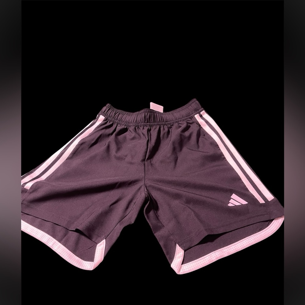 Adidas Kids Athletic Shorts in Black and white